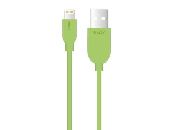 Sinox i-Media - Lightning-kabel - USB hann til Lightning hann - 1 m - grønn