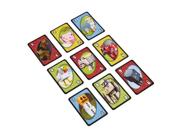 Games Uno Minecraft, Korttipeli, Perhe, 7 vuosi/vuosia