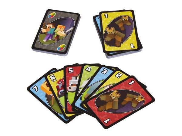 Games Uno Minecraft, Korttipeli, Perhe, 7 vuosi/vuosia