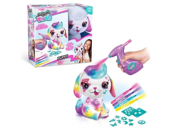 Airbrush Plush Puppy