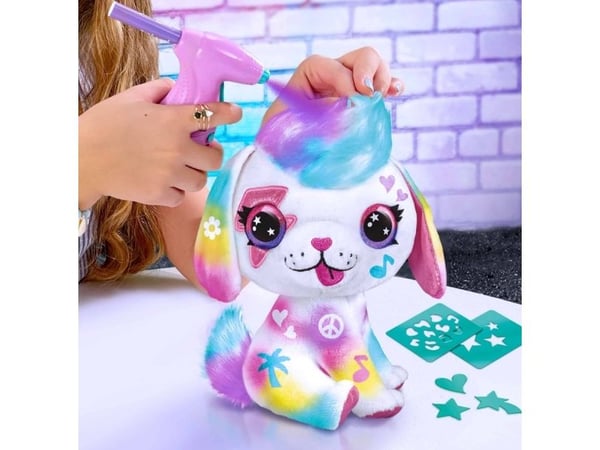 Airbrush Plush Puppy