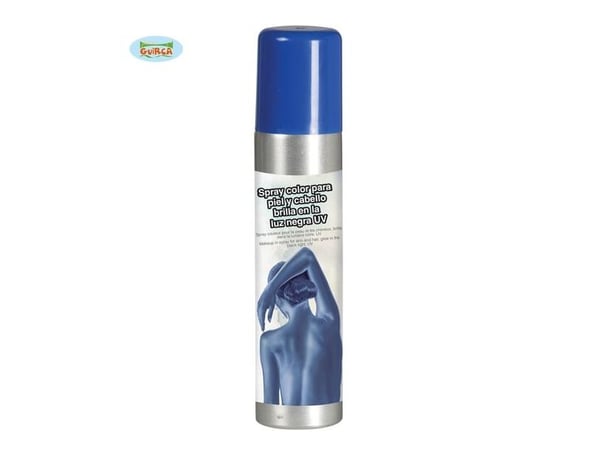Blå UV-kroppsspray, 75 ml