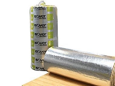 Alu-lamelmåtte 60mm. 4,8m2 - Isover Lamella Alu2. 1200x4000mm