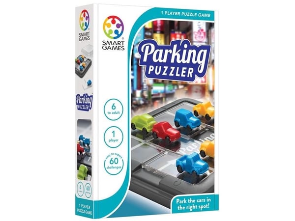 SmartGames Parking Puzzler, 6 vuosi/vuosia, Monivärinen