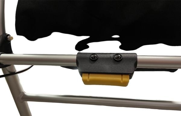 Rollator inomhus champagne