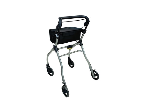 Rollator inomhus champagne