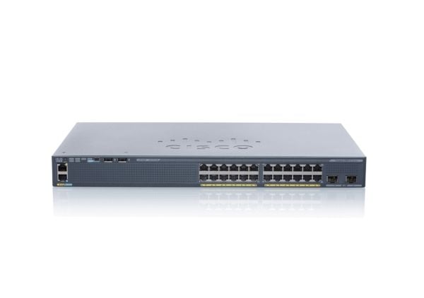 Cisco Small Business WS-C2960X-24TS-L, Hallittu, L2/L3, Gigabit Ethernet (10/100/1000), Täysin kaksipuolinen, Telineasennus, 1U