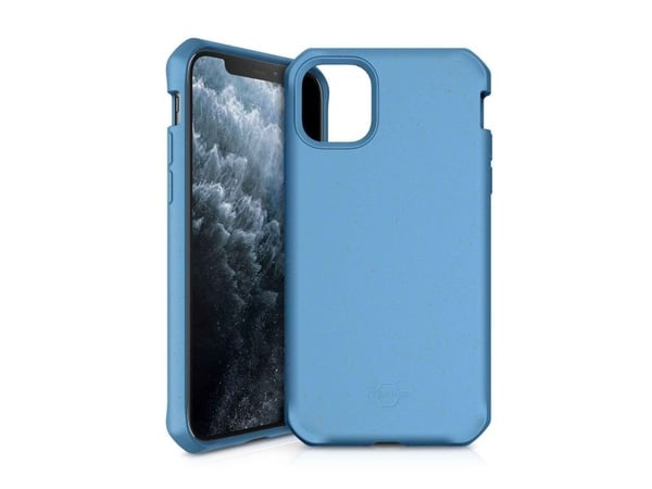 ITSKINS APXE-SPBIO-BLUE, Rund (shell case), Apple, iPhone 11 Pro iPhone XS, 14,7 cm (5.8"), Blå