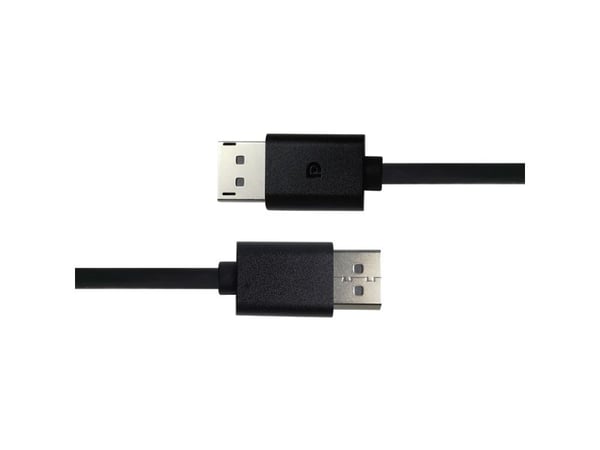 DELTACO - DisplayPort-kabel - DisplayPort (hann) til DisplayPort (hann) - DisplayPort 1.4 - 2 m - støtte for 8K UHD (7680 x 4320), ikke-låsende, DS...