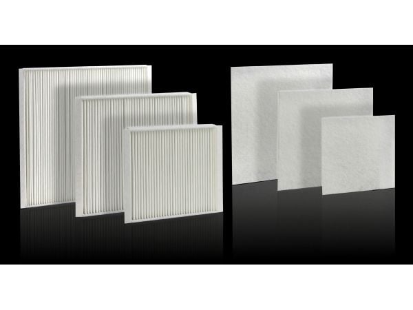 Rittal 3183.125, Filter, Polykarbonat, Polyester, Vit, 5 styck, 570 g