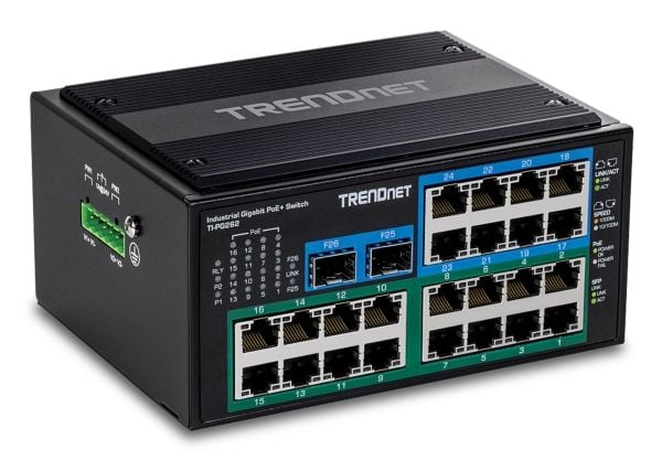 Trendnet TI-PG262, Hallitsematon, Gigabit Ethernet (10/100/1000), Power over Ethernet -tuki, Seinäkiinnitteinen