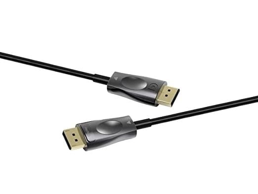 PREMIUMCORD optisk DisplayPort 1.4-tilkoblingskabel M/M, gullbelagte kontakter. 30 m