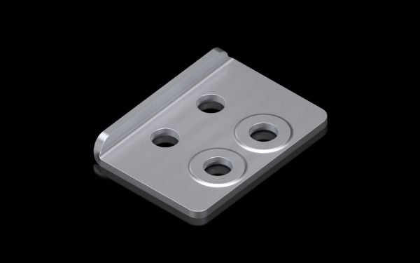 Rittal VX 8660.130, Adapter, Stål, Stål, 4 stk, 872 g