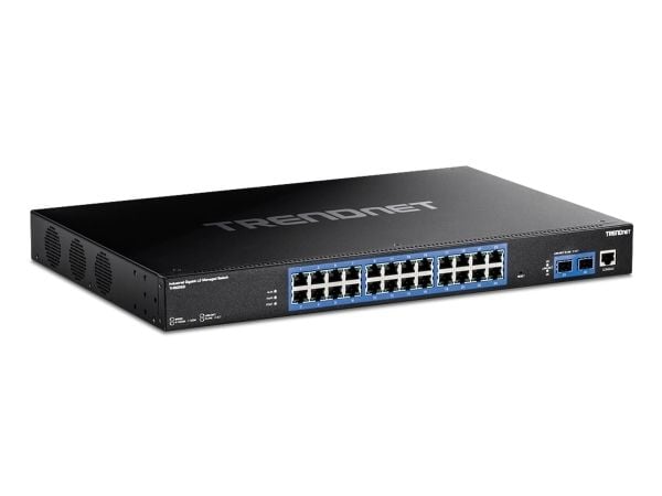 Trendnet TI-RG262I, Hallittu, Gigabit Ethernet (10/100/1000), Täysin kaksipuolinen, Telineasennus, 1U
