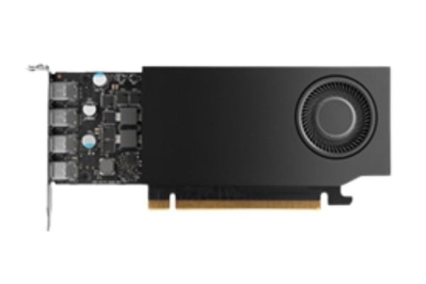 NVIDIA RTX A400 - grafikkort - RTX A400 - 4 GB GDDR6 - PCIe 4.0 x8 lavprofil - 4 x Mini DisplayPort