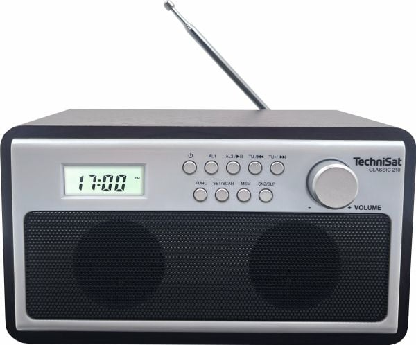 TechniSat CLASSIC 210, Klokke, Analog, FM, 87,5 - 108 MHz, 5 W, LED