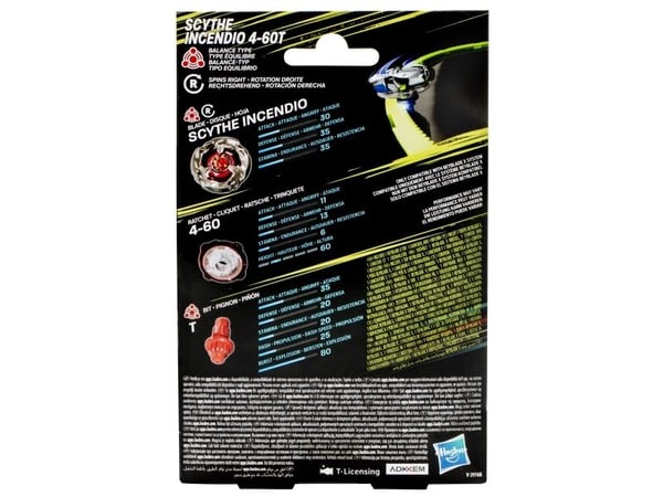 Beyblade G0175EU4, Kæmpende spinnende top, 8 År