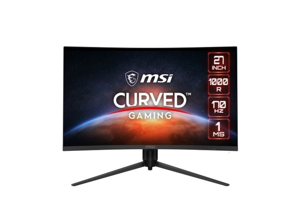 MSI G271CQPDE E2, 68,6 cm (27"), 2560 x 1440 piksler, Wide Quad HD, LED, 1 ms, Svart