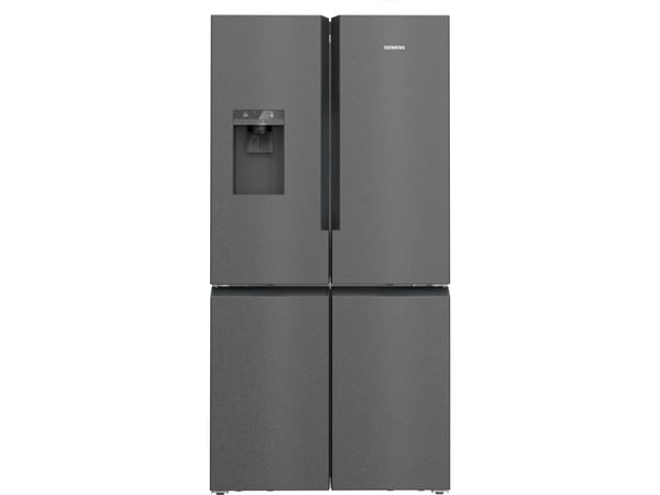Siemens iQ500 KF96DAXEA, Vapaasti seisova, amerikanovinen, Musta, Ruostumaton teräs, 2 ovea(a), Ovella, 574 L