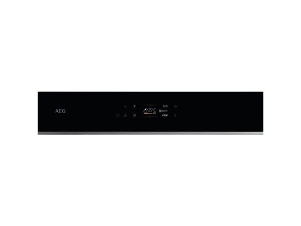 Svart elektrisk ovn med pyrolyse AEG TE7PB63ZAB