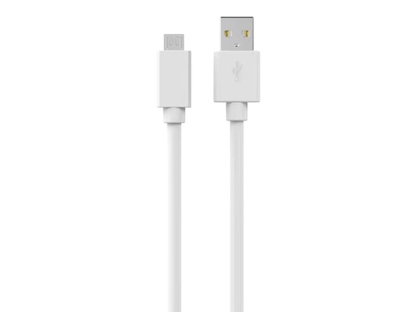 Sinox - USB-kabel - Micro-USB type B (hann) til USB (hann) - USB 2.0 - 1 m - hvit
