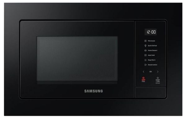 Samsung MQ7000A MG23A7318CK - Mikrobølgeovn med grill - innebygd - 23 liter - 800 W - svart