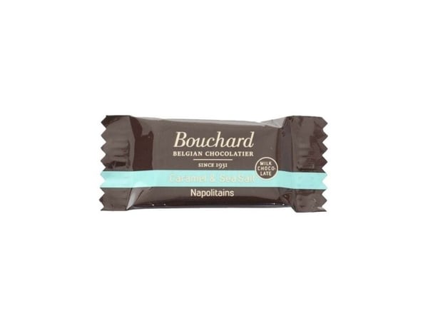 Chokolade Bouchard Karamel/Havsalt - 5g flowpakket (1kg)