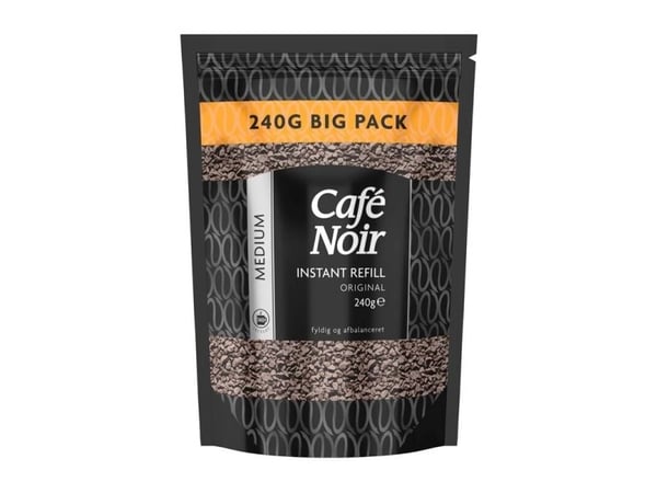 Kaffe Café Noir Instant refill 240g - (240 gram pr. pose x 9 poser)