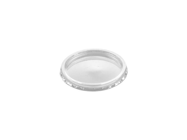 Låg t/plastbakke, Færch, Rund, Ø 73 højde 7 PET, transparent, karton a 1000 stk Fødevaregodkendt