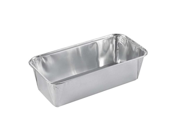 Foliebakke, Plus Pack, 1-Rom Rektangulær kapasitet 1500ml, 251x122x68mm aluminium, aluminium
