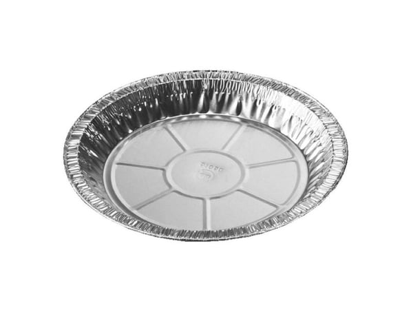 Foliebakke, Plus Pack, Rund kapacitet 410, Ø 203, højde 20 aluminium, aluminium, pakke a 100 stk 1-C