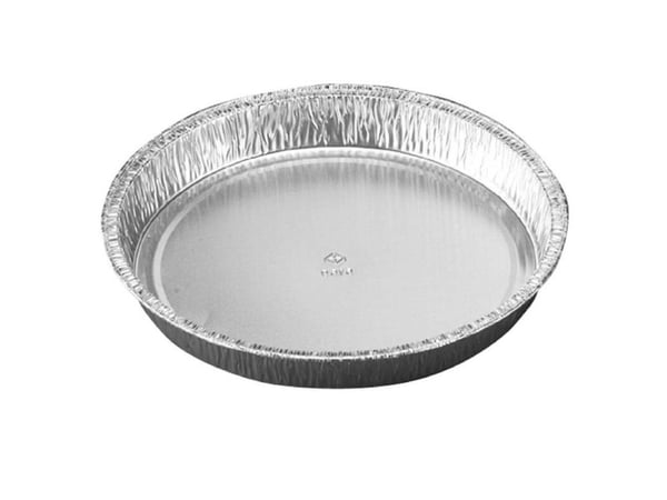 Alubakke 600 ml Ø195x25 mm Rund,100 stk/pk