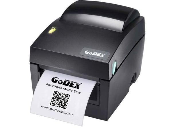 Thermoprinter, Godex, DT4X DT Termotransfer-printer 7 IPS (177 mm/sek.), n/a, sort vægt: 2.600 kg