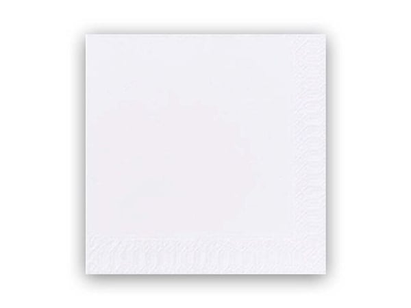Frokostserviet, Duni, Ecoecho, 2 lag tissue, white 330mmx330mm, karton a 1200 stk