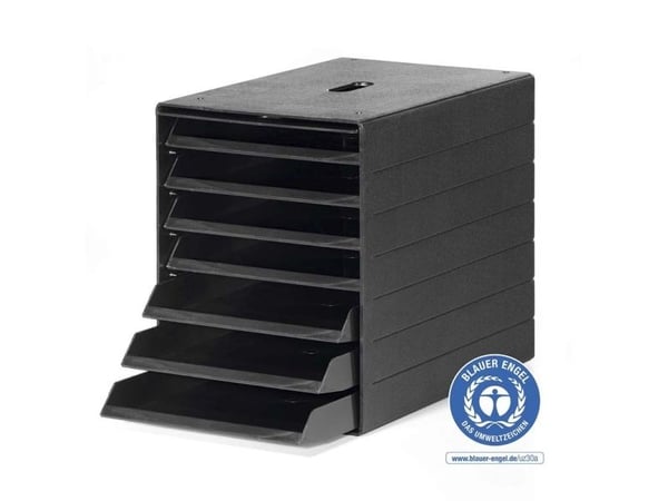 Laatikosto IDEALBOX PLUS 7, tummanharmaa, 7 laatikkoa