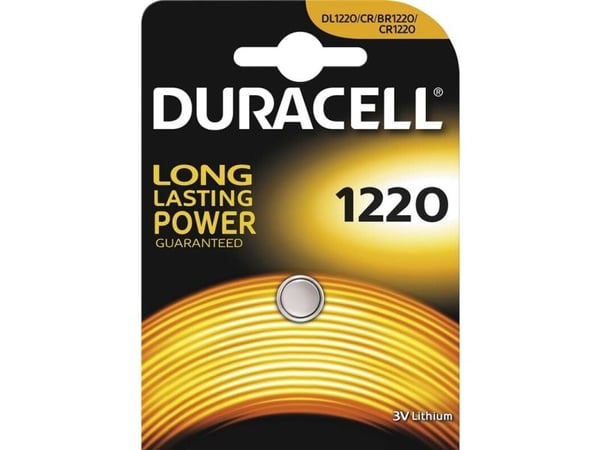 Paristot Duracell Electronics 1220 Litium 1 kpl/pakkaus