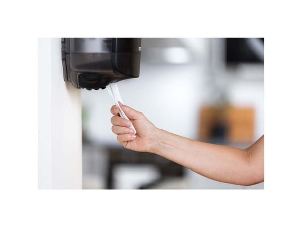 Dispenser Handduksrulle Katrin M Midi L24xB26,3xH40,4cm Plast svart
