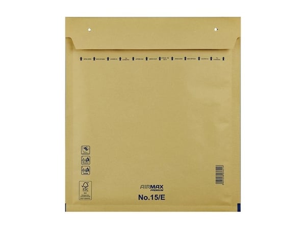 Boblepose, 15/E, 240 x 275 mm indre dim: 265 x 220 mm, Kort side åben peel&seel, Skræl og forsegl, b