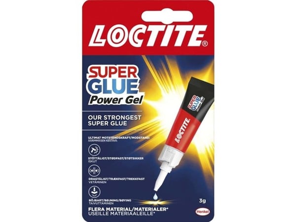 Lim Loctite Super Glue Power Flex lim 3g/tube