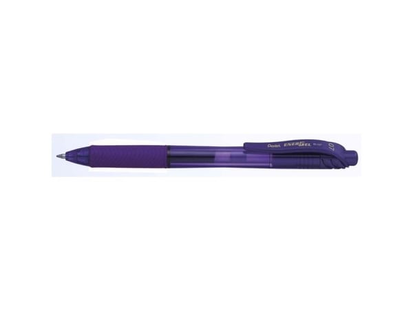 Rullpenna, Pentel EnerGel X, BL107 0,7 mm, violett - (12 st.)