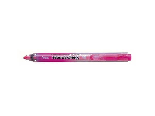 Textmarker Pentel Handyline SXS15-VO 1-4,5 mm, spets, rosa - (12 st.)