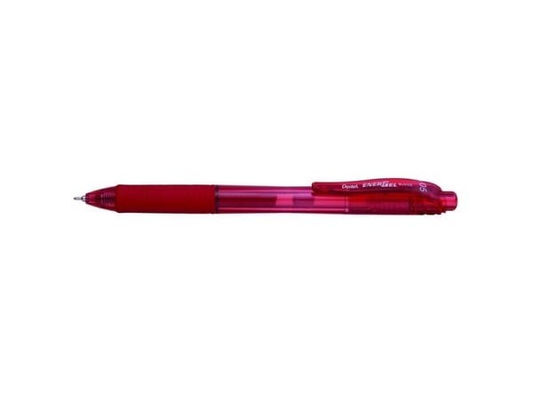 Rollerballpenna Pentel BLN105 0,5mm röd - (12 st.)