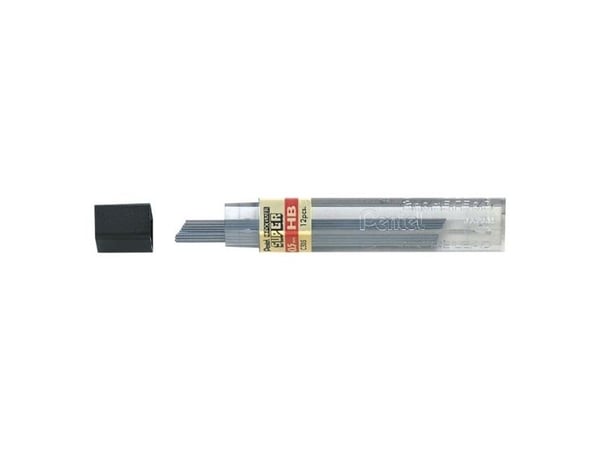 Täytteet, Pentel, 0,5MM, musta, 2350562 pakkaus 12 kpl