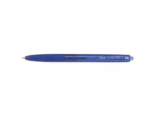 Pilot Super Grip G Retractable, Gjenfyllbar, Blå