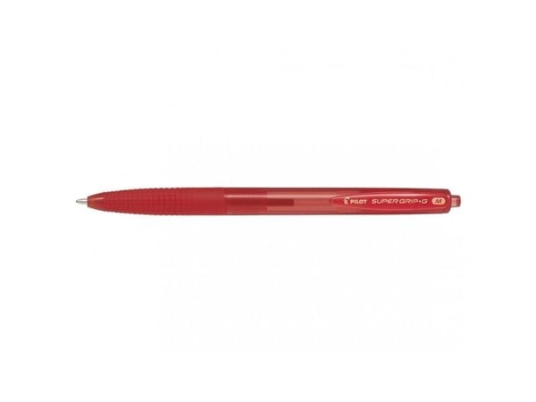 Pilot Super Grip G Retractable, Gjenfyllbar, Rød