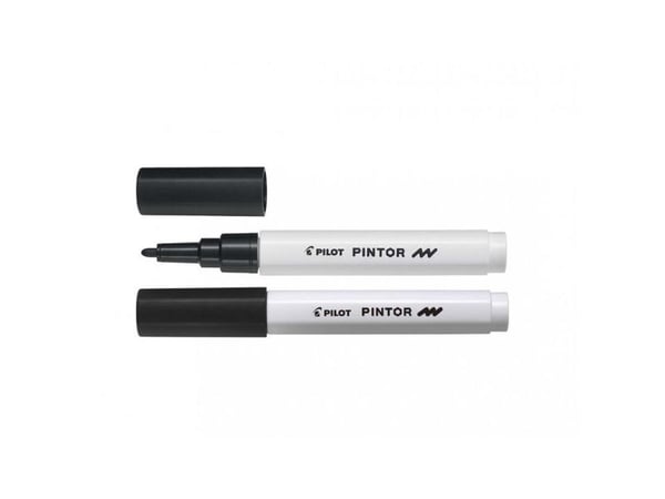 Pilot Pintor, Svart, 1 mm, 2,9 mm