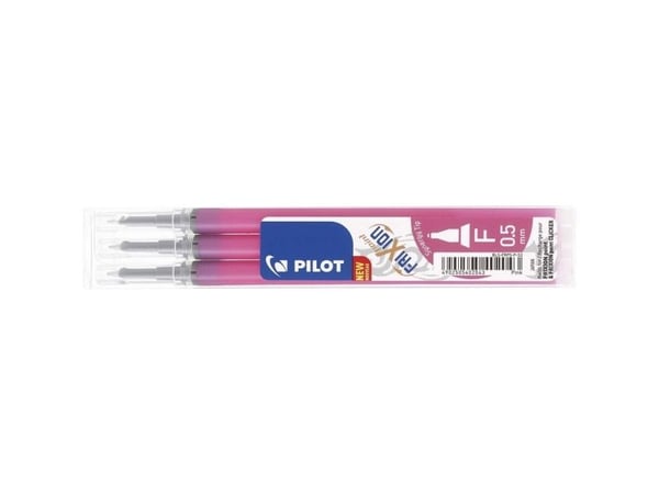 Refill Pilot FriXion Point Rosa 0,5 mm 3-pack