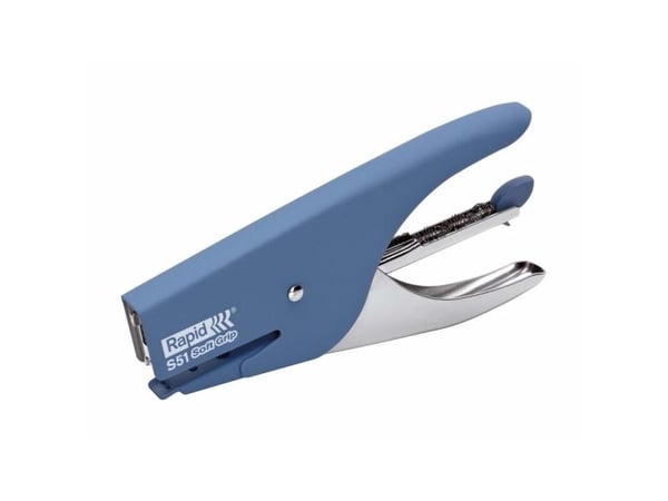 Rapid Supreme S51 Soft Grip - Stifttang - 15 ark - 21/4 - metall - blå