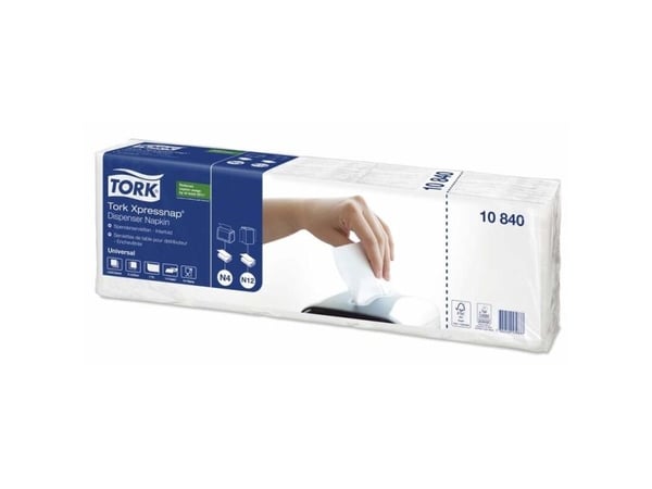 Tork 10840, Valkoinen, 330 mm, 216 mm