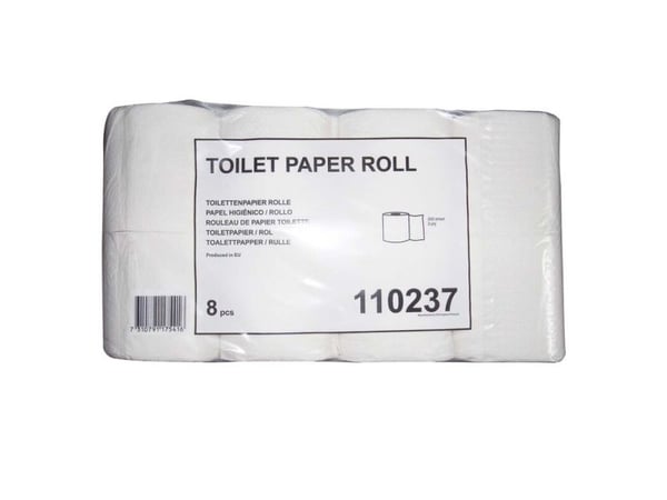 Toalettpapir Tork T4 Nøytralhvitt 2-lags 28m - (8 pakker x 8 ruller per kartong)
